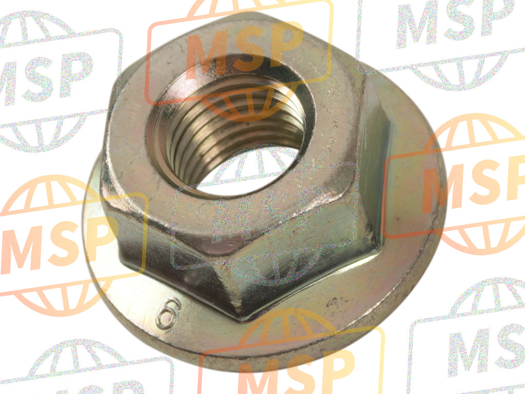 922100838, Nut, Flanged, 10mm, Kawasaki, 1