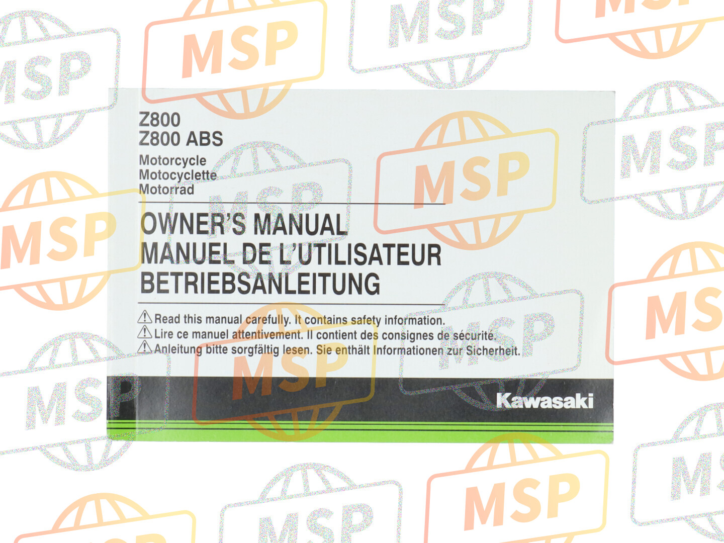 999761871, Owner'S Manual,En/fr/de, Kawasaki, 1