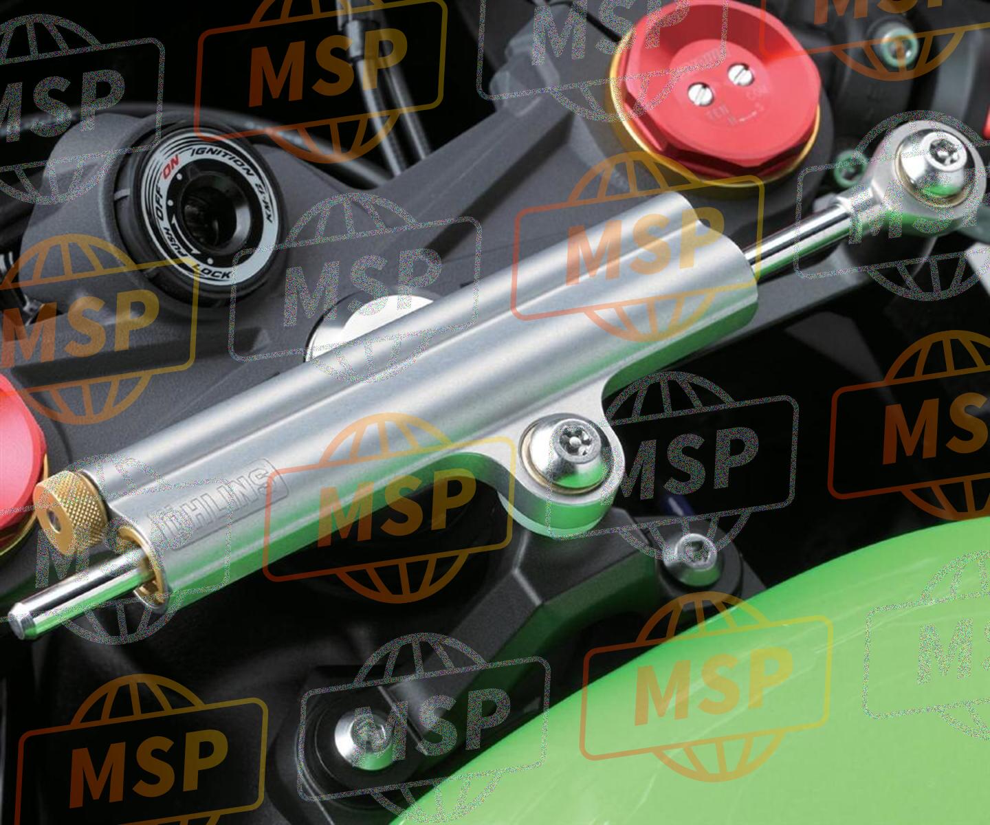 999940350, Steering Damper Kit ZX636, Kawasaki, 3