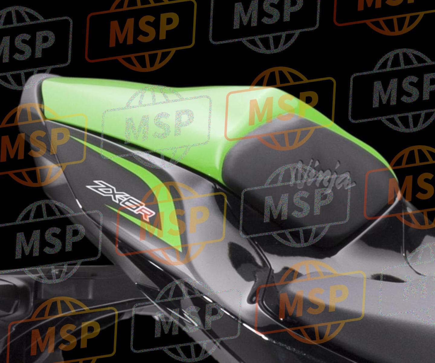 999940351660, Capot De Selle, M.S.Black, Kawasaki, 3
