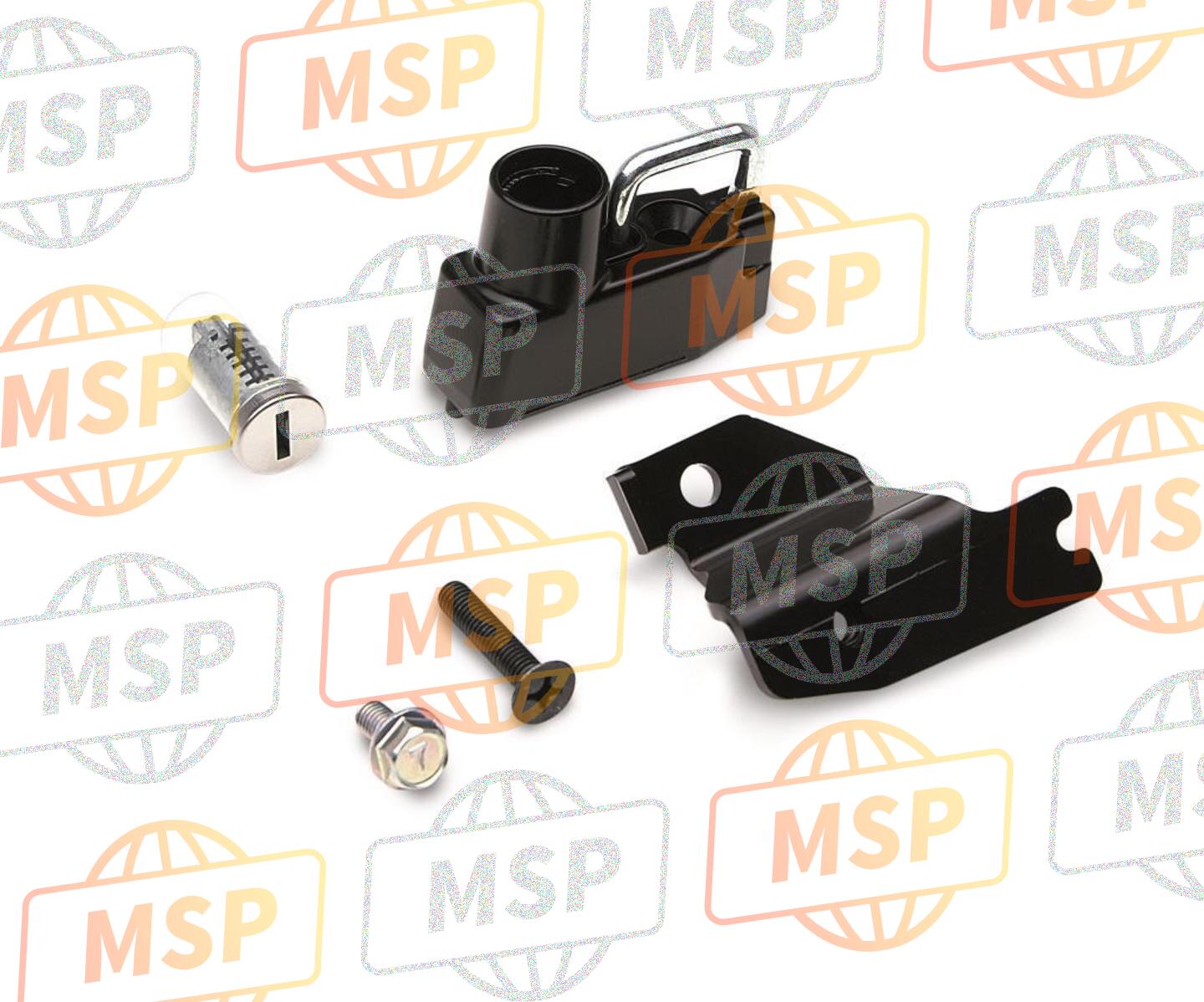 999940880, Helmet Lock Kit Vulcan S, Kawasaki, 2