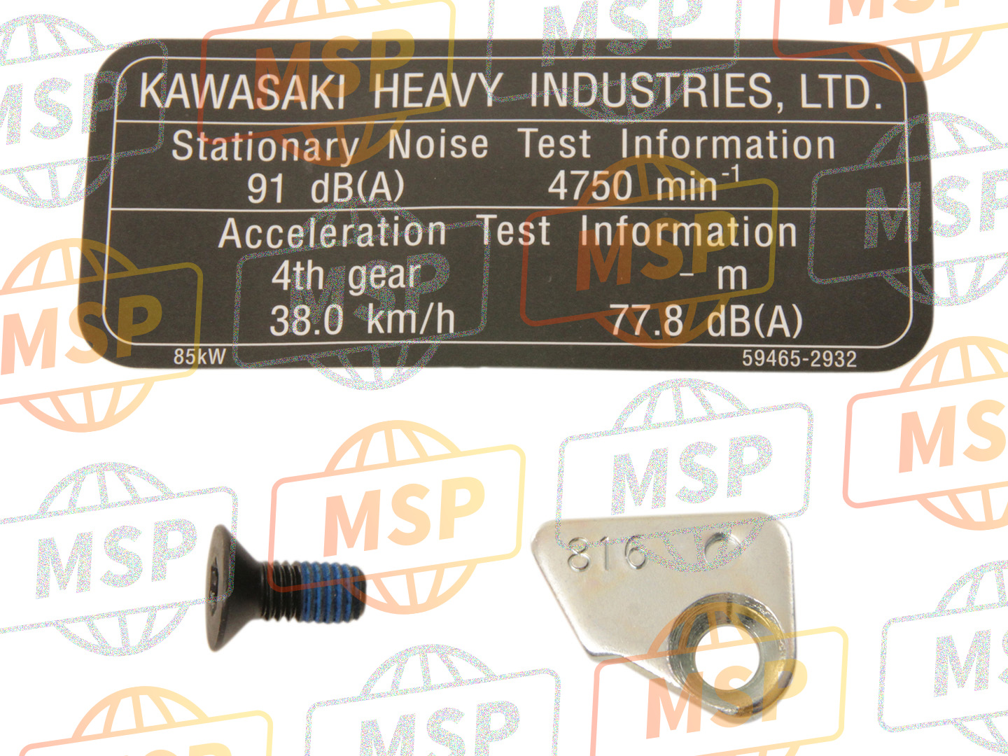 999990598, Kit, 85KW ZR900BH, Kawasaki, 1