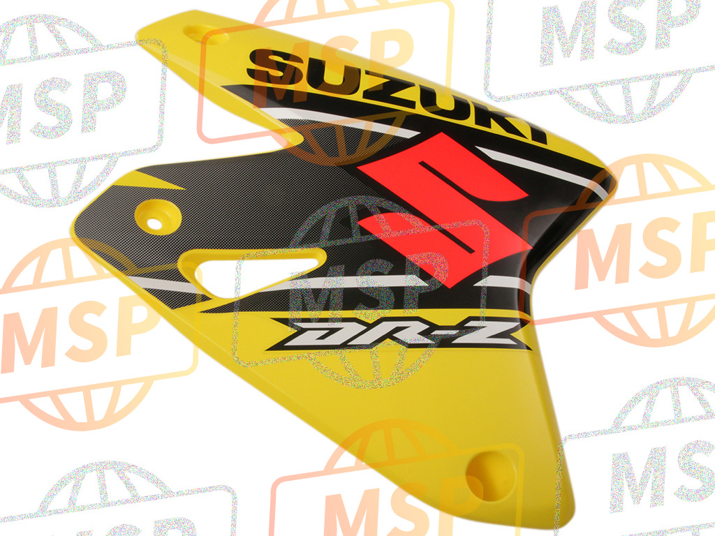 1776029F40YU1, Cover, Radiator Rh   (Yellow), Suzuki, 1