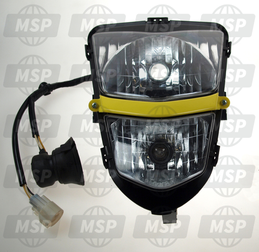 3510007G00YU1, Headlamp Assy (Yellow), Suzuki, 1