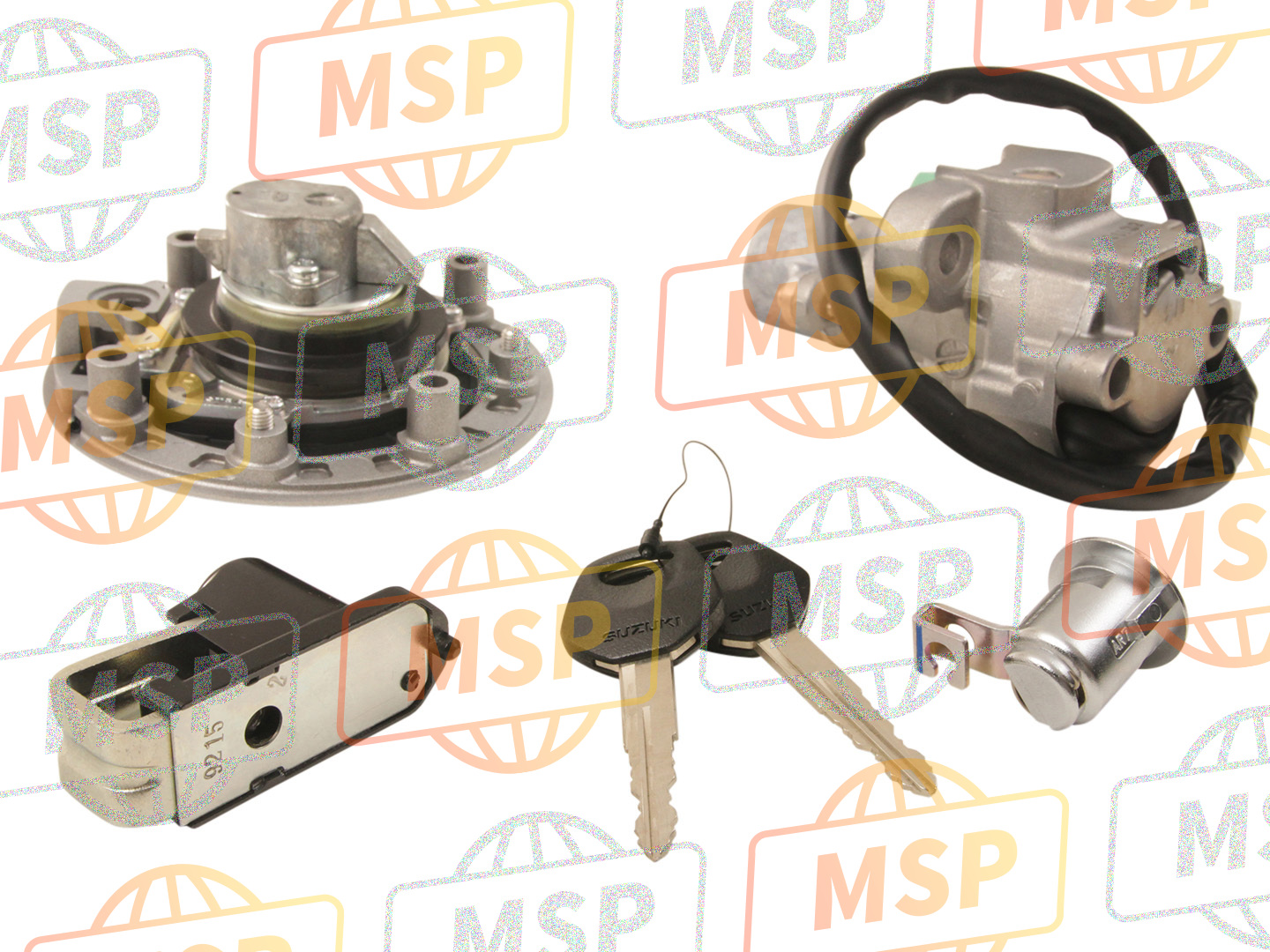3700006863, Set Schlösser, Suzuki, 2