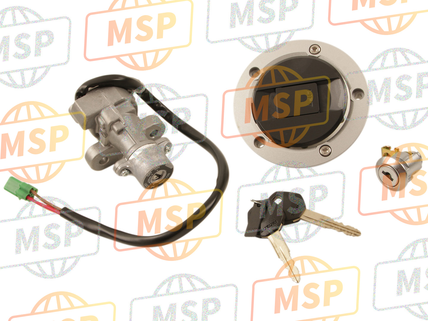 3700016844, Lock Set, Suzuki, 1