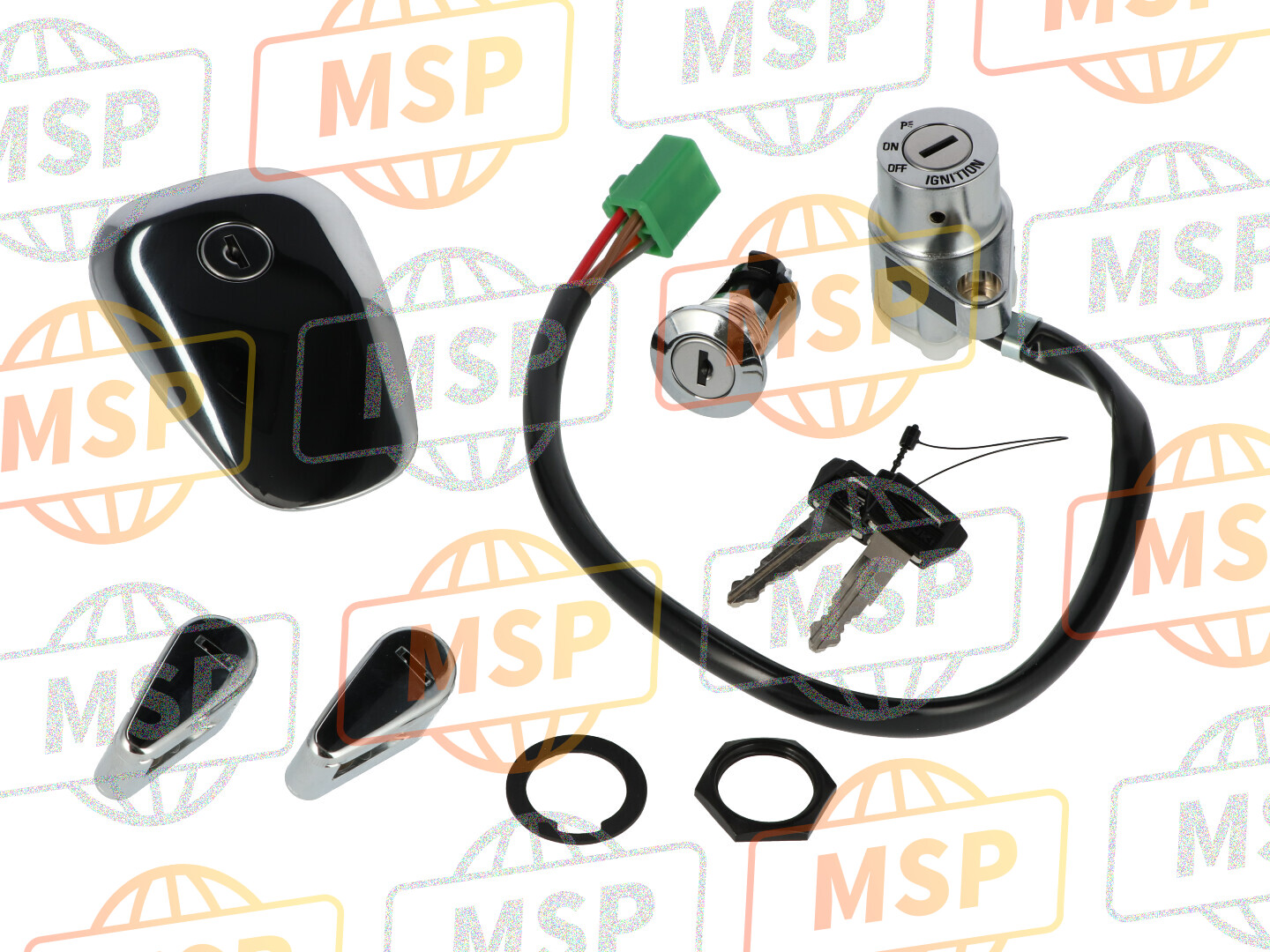 3700038811, Lock Set, Suzuki, 1