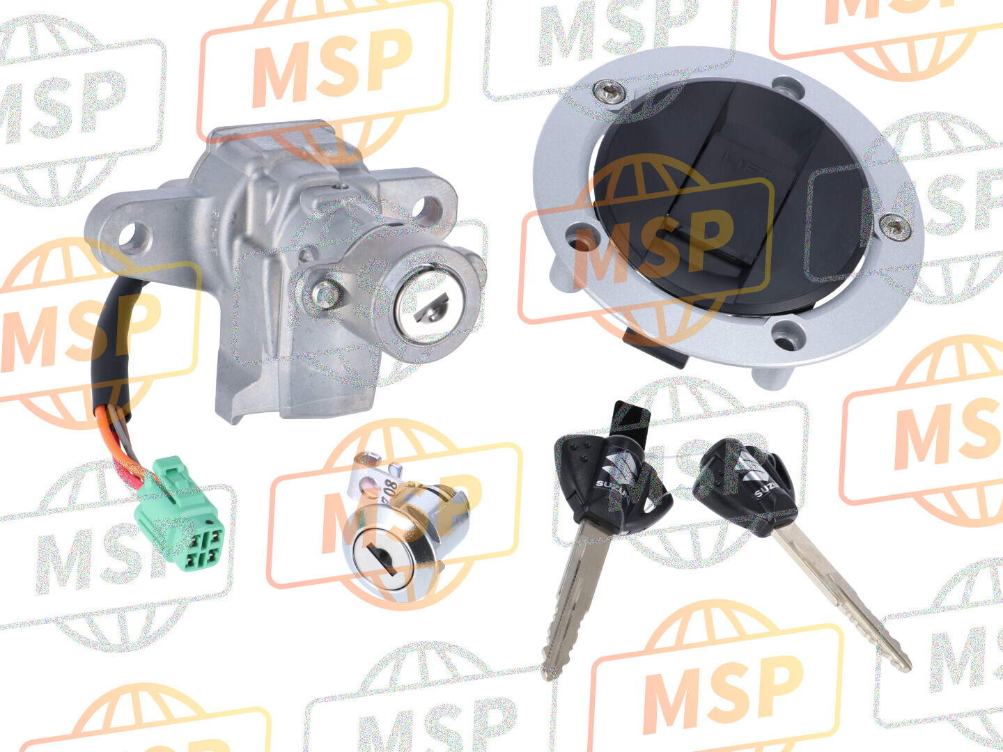 3700044883, Set Schlösser, Suzuki, 1