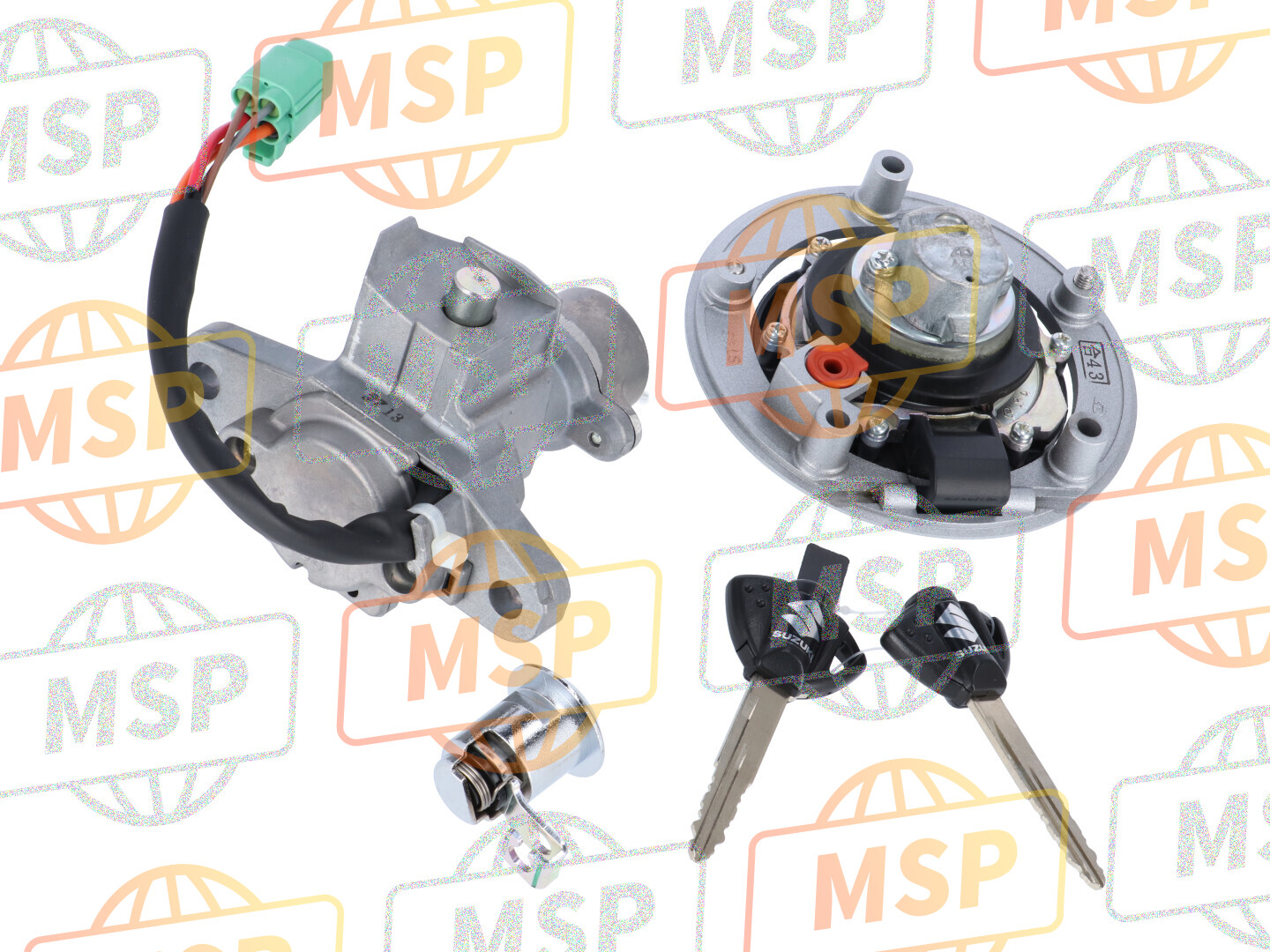 3700044883, Set Schlösser, Suzuki, 2