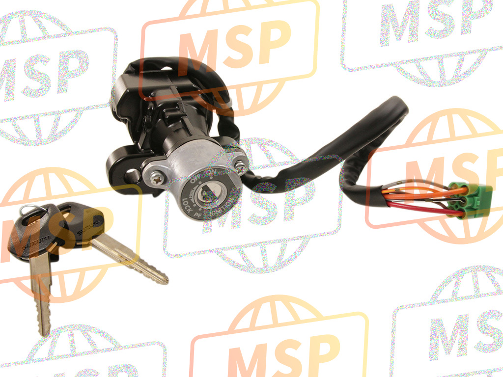 3710035F21, Lock Assy, Steering, Suzuki, 1