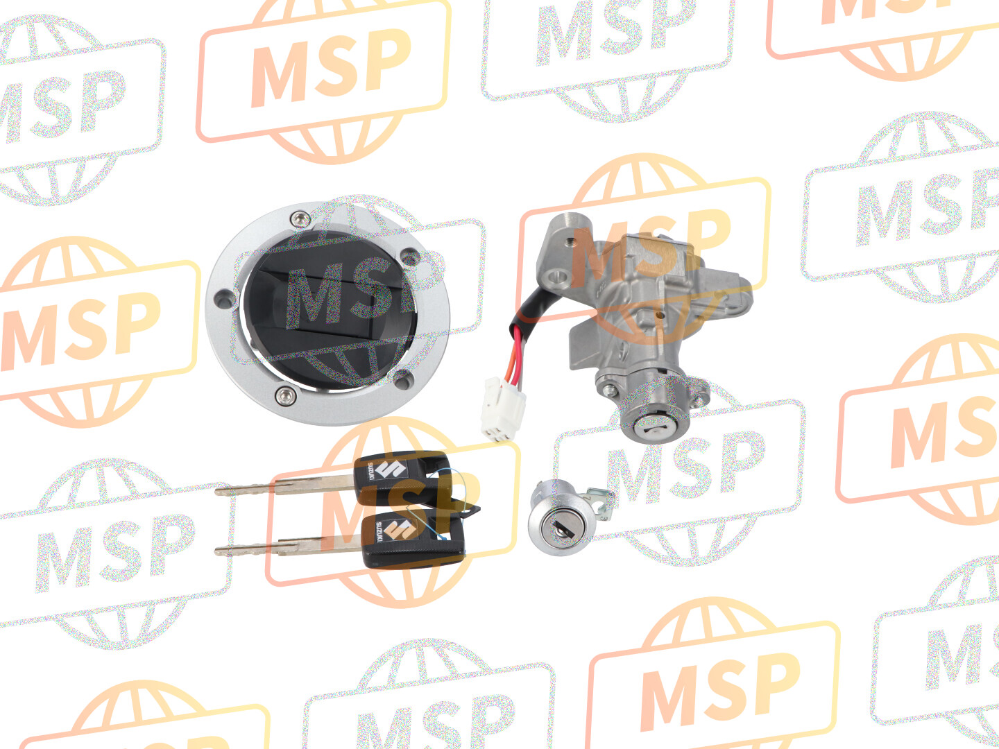 3710104812, Lock Set, Suzuki, 1