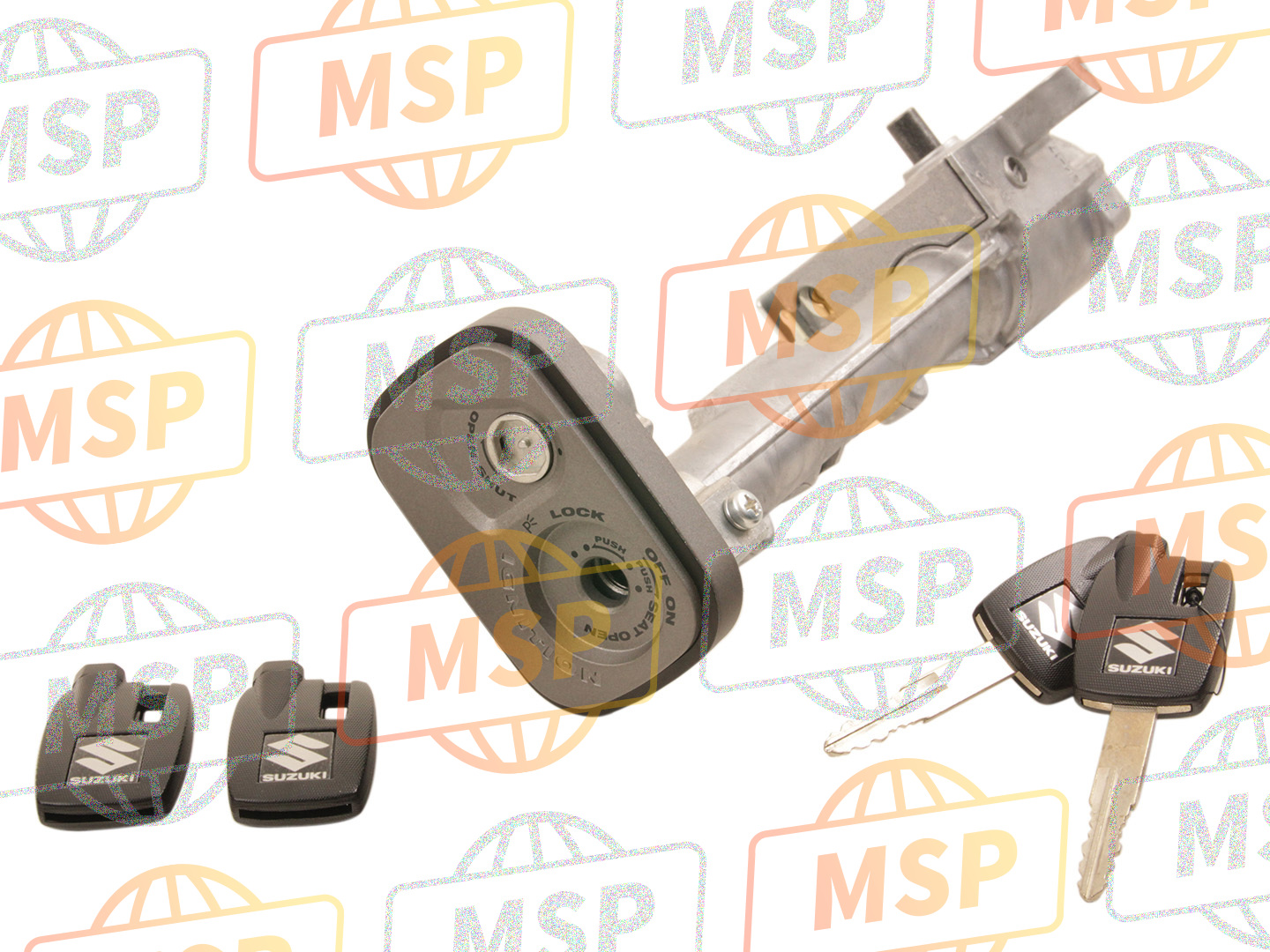 3712010855, Lock Assy, Steering Set, Suzuki, 1