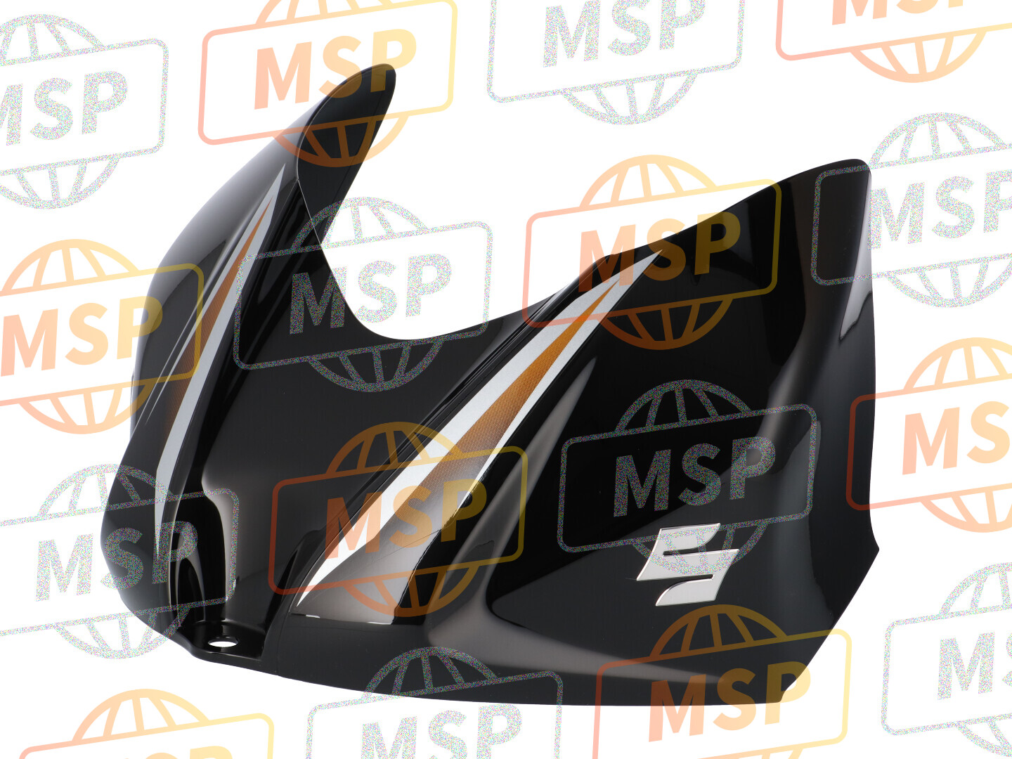 4429021H01019, Cover, Tank Front  (Black), Suzuki, 1