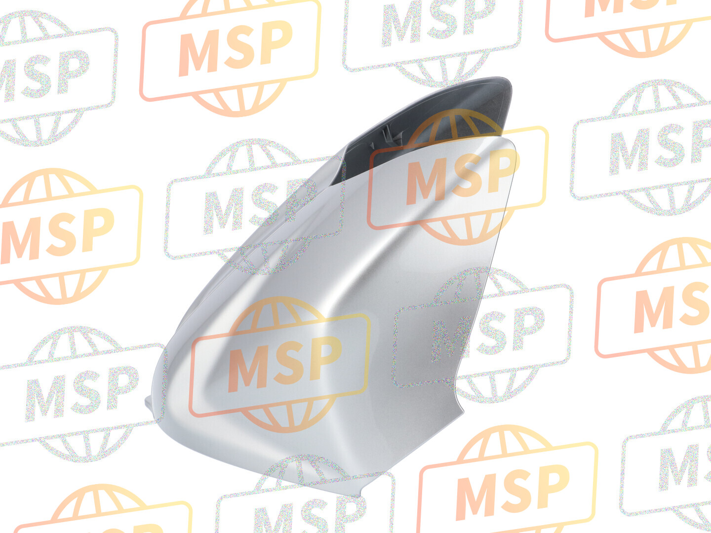 4429121H00YMD, Cover, Tank Front  (Silver), Suzuki, 3