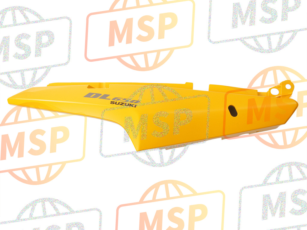 4550127G00YMF, Cover Assy, Seat Tail Rh   (Yellow), Suzuki, 1