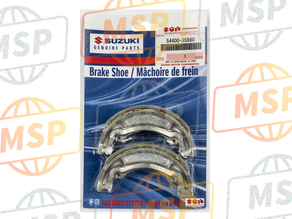 5440035860, Shoe & Spring Set, Suzuki, 1