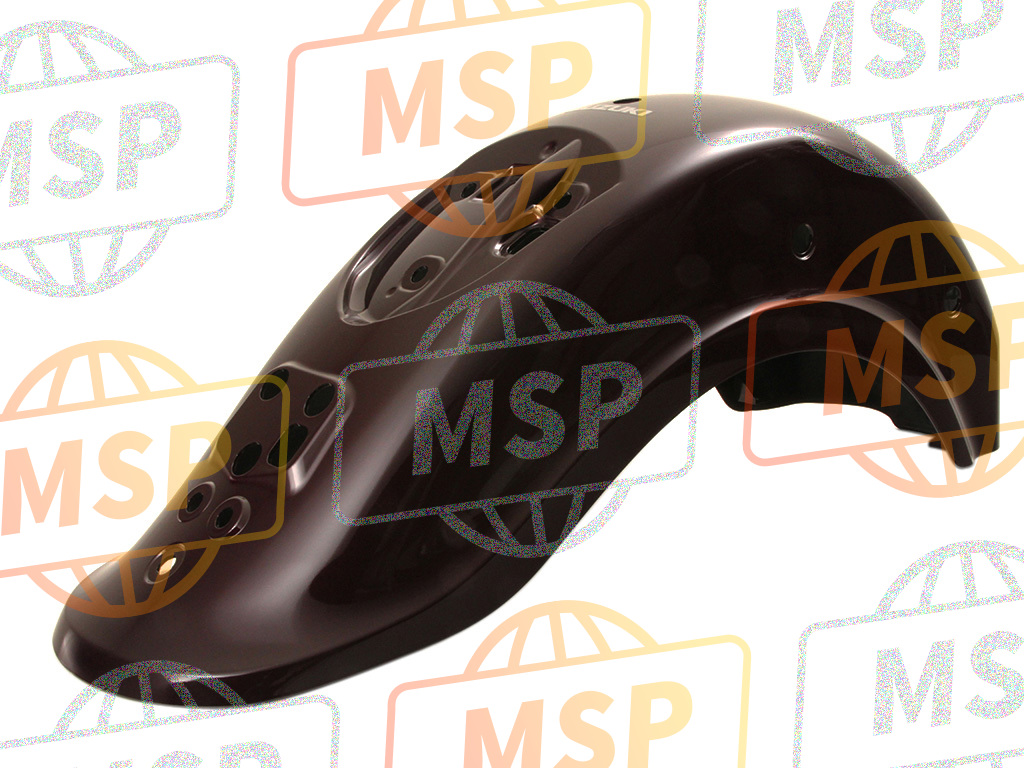 6311043H01YMK, Fender, Rear (Red), Suzuki, 1