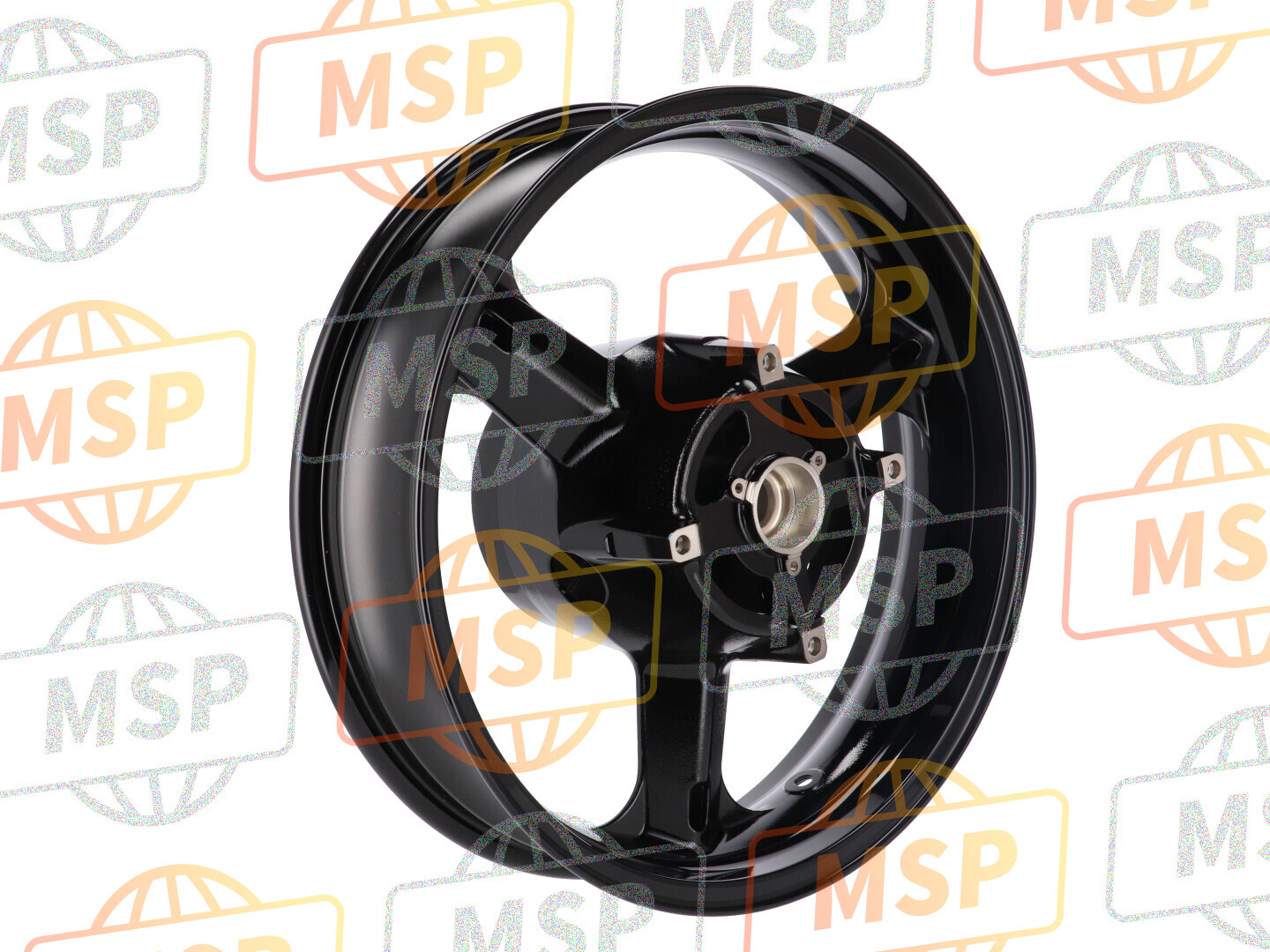 6411106G20019, Wheel, Rear  (17M/CXMT4.00) (Black), Suzuki, 1