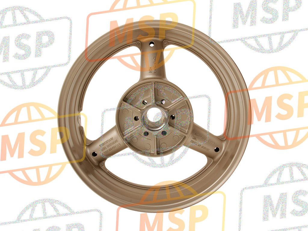 6411133E1035B, Wheel, Rear (17XMT6.00)  (Gold), Suzuki, 2