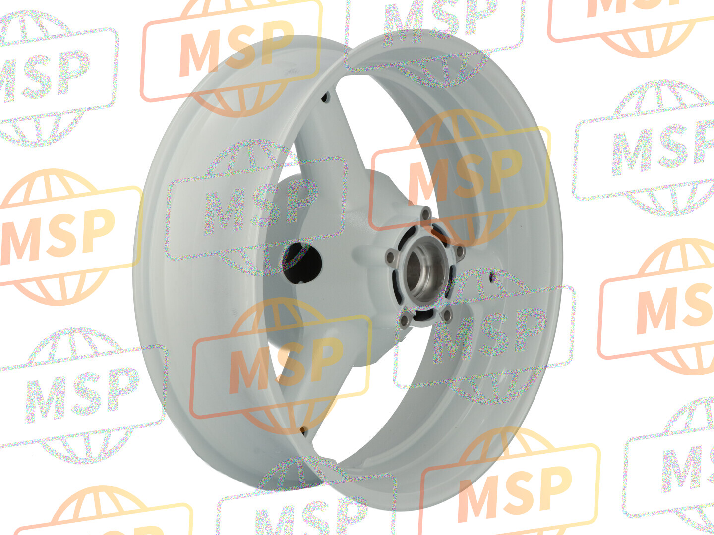 6411134E0028W, Wheel, Rear (17XMT5.50)  (White), Suzuki, 1