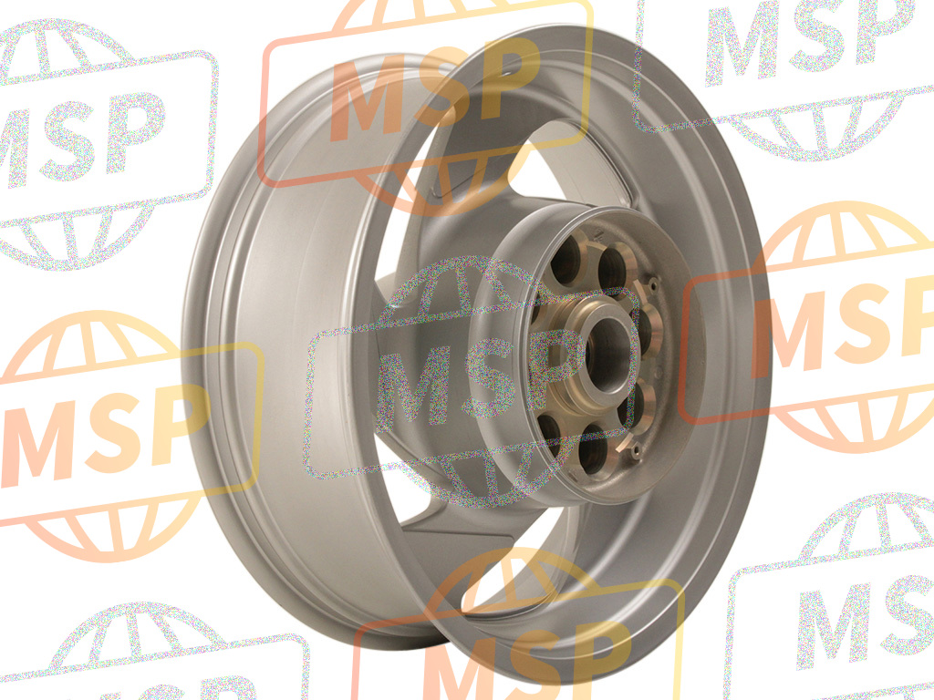 6411140H0012Z, Wheel, Rear (17M/CXMT6.00) (Silver), Suzuki, 1