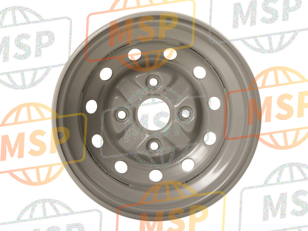 6531038F40YL8, Rim,  Rear Wheel (12X7.5AT)                       (Silver), Suzuki, 2