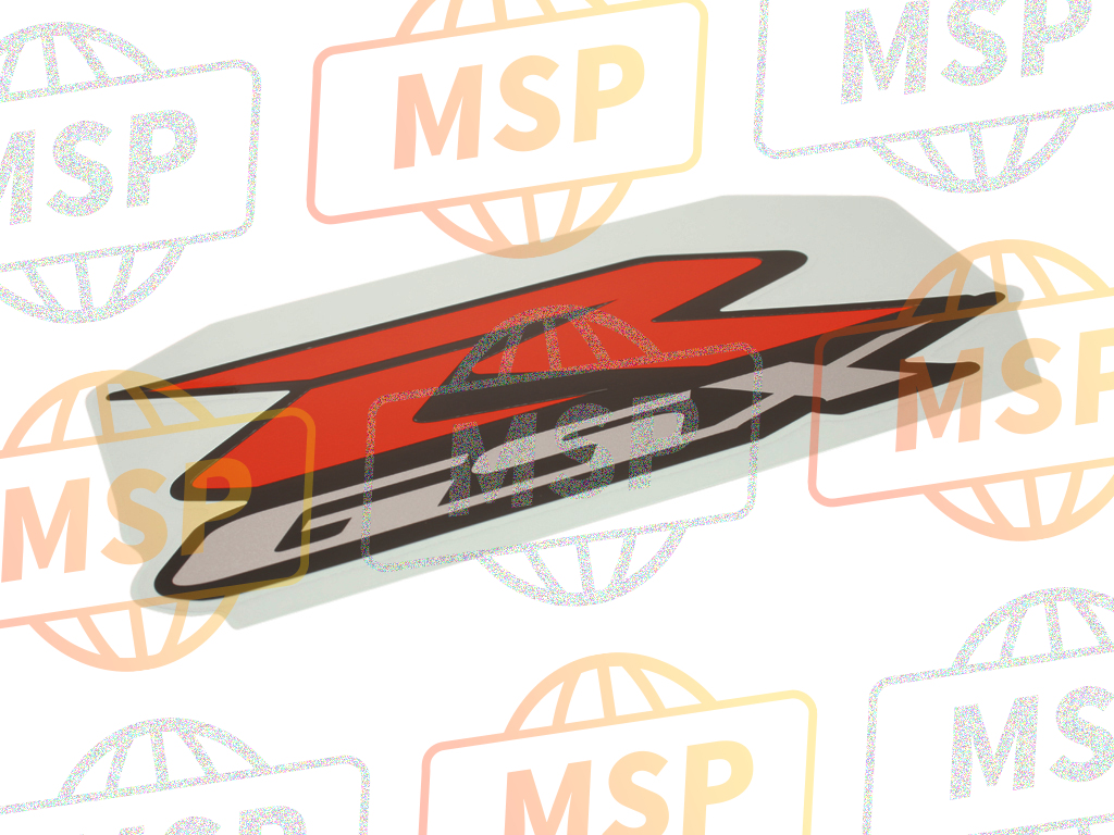 6868141G00LW1, Emblem, "Gsxr", Suzuki, 1