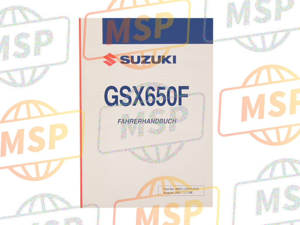 9901117H7001K, Manual De Instrucciones, Suzuki, 1