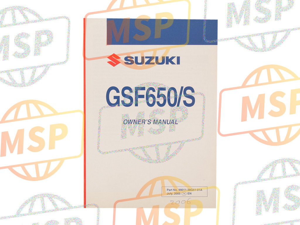 9901138G5101A, GSF650 Manual  Owner S, Suzuki, 1