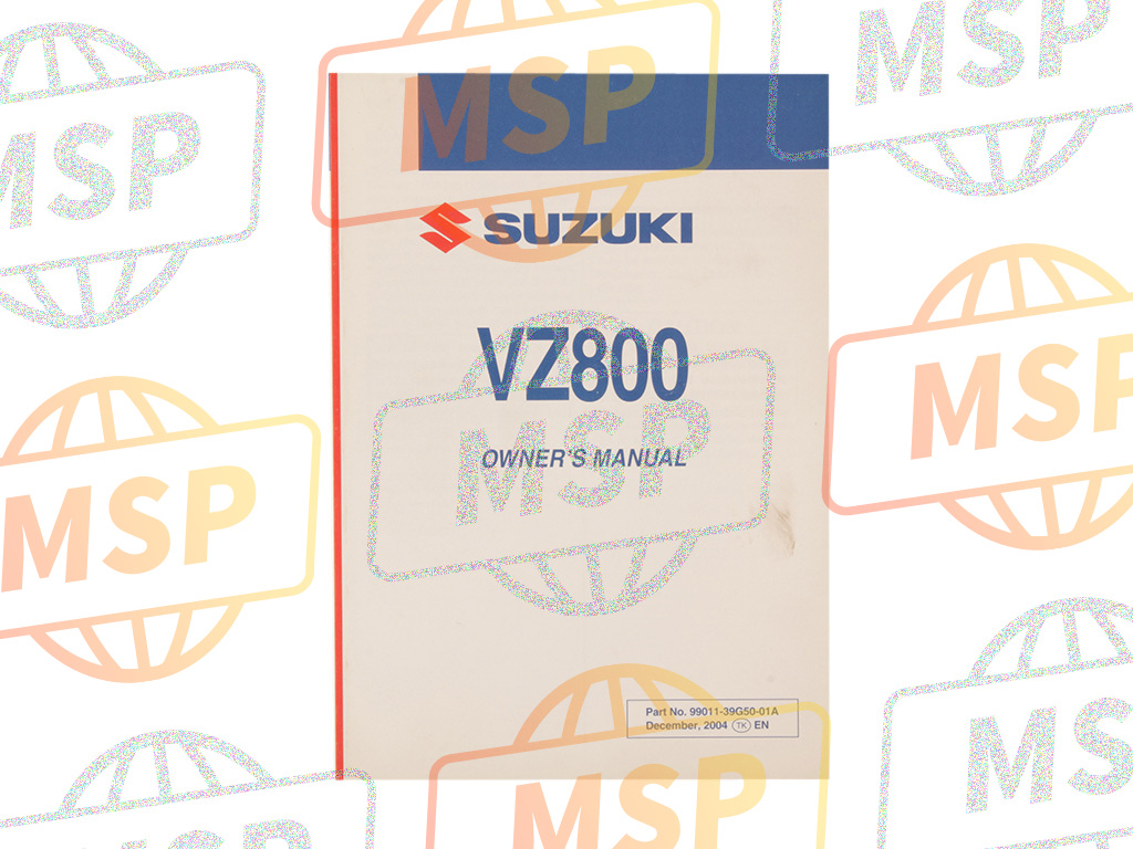 9901139G5001A, Manual, Owner'S  (English), Suzuki, 1