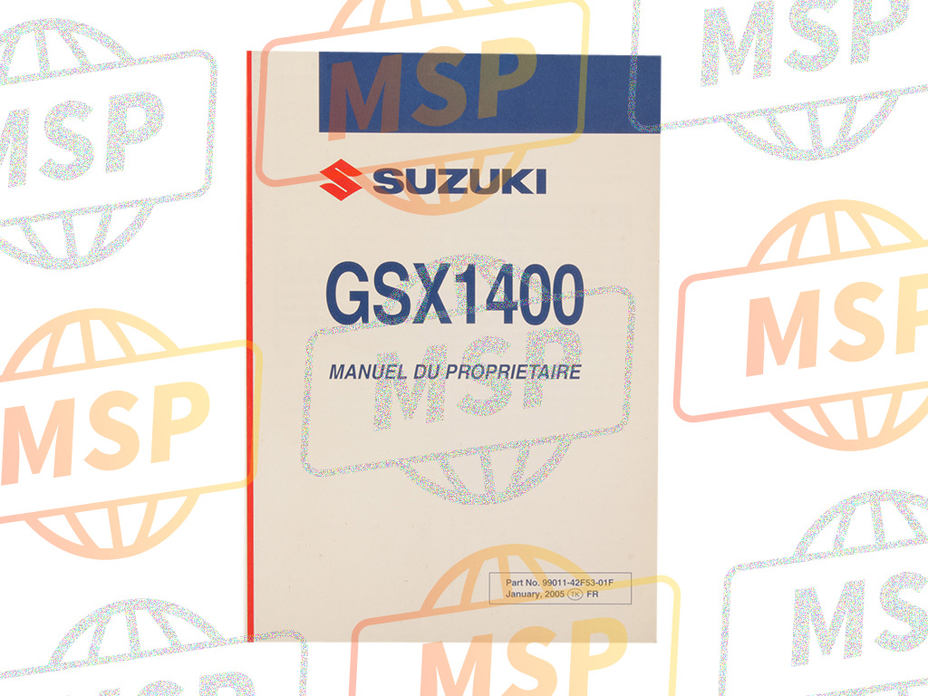 9901142F5301F, Manuel D'Entretien GSX1400/K5, Suzuki, 1