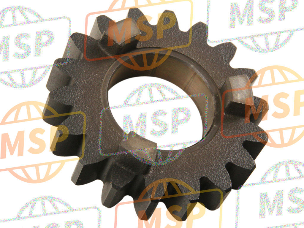 17D171411000, Gear, 4E Kegelwiel, Yamaha, 2