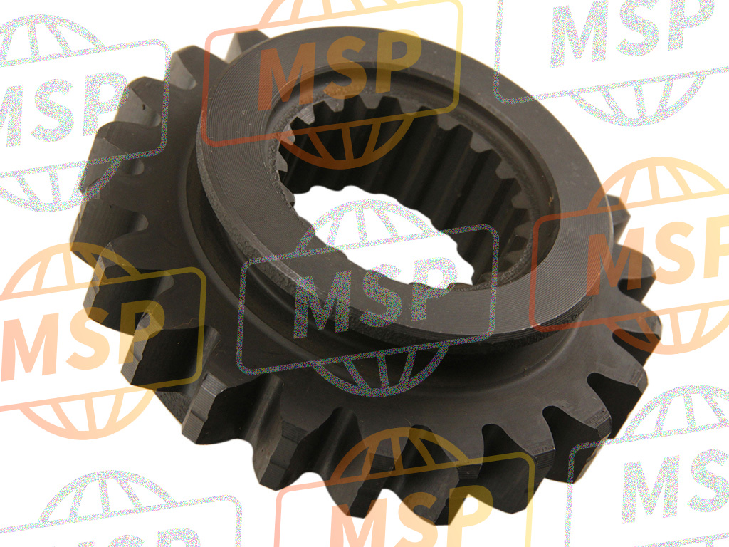 17D172411000, Gear, 4TH Wheel, Yamaha, 1