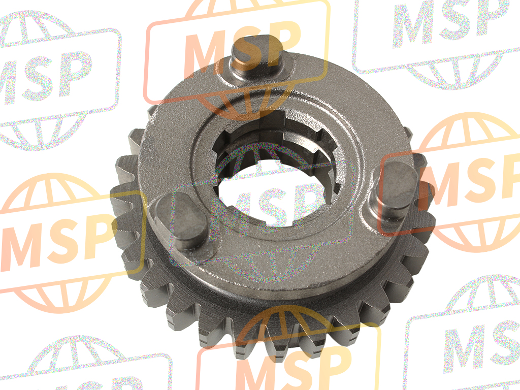 1FK172410000, Gear, 4E Wiel, Yamaha, 1