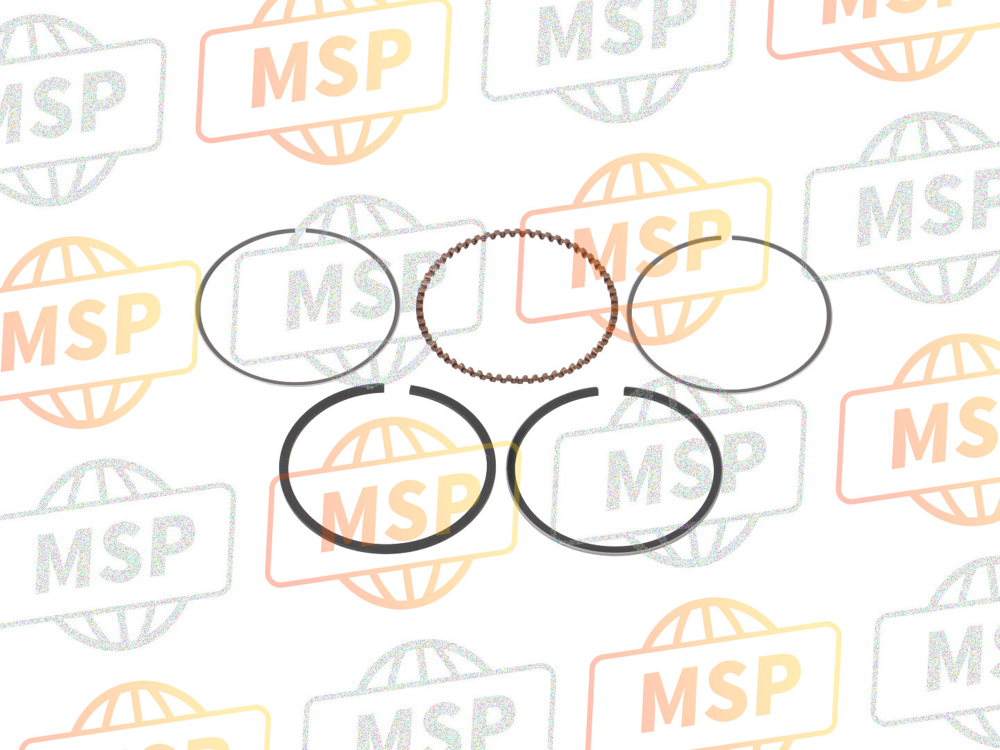 1P6Y11611000, Piston Ring Set (S, Yamaha, 1