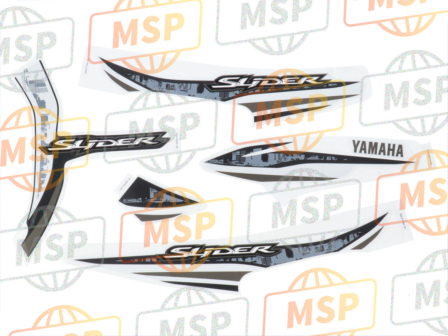 1S0F17AC1000, Sticker Meester Sheet 3, Yamaha, 1