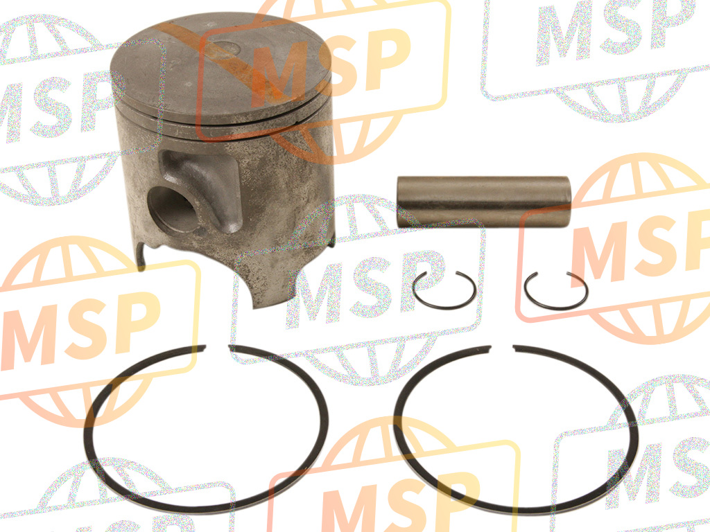 3JE116300100, Piston Assy (Std), Yamaha, 1