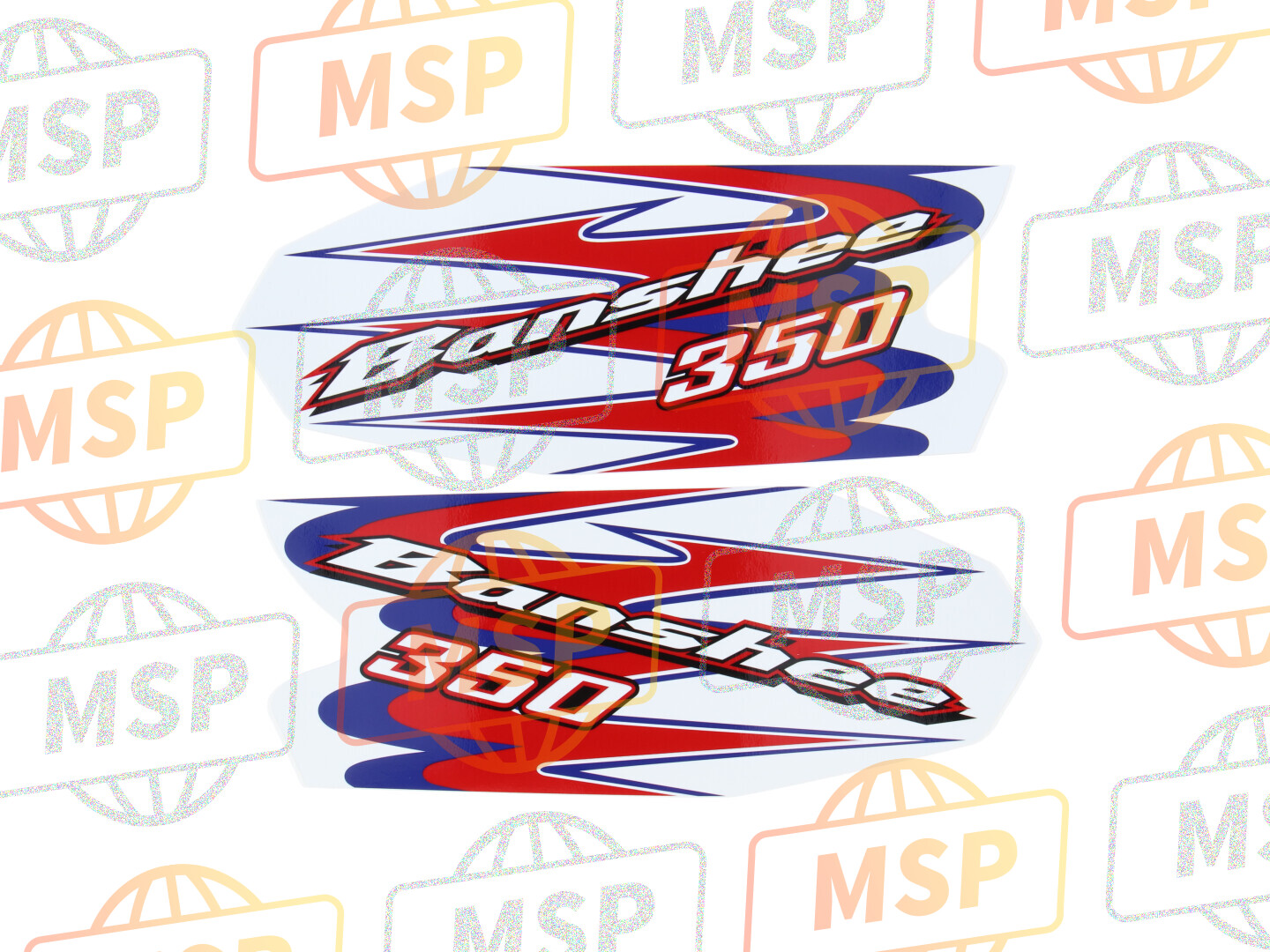 3B52165A7000, Sticker Set,Rear Spatbord, Yamaha, 1