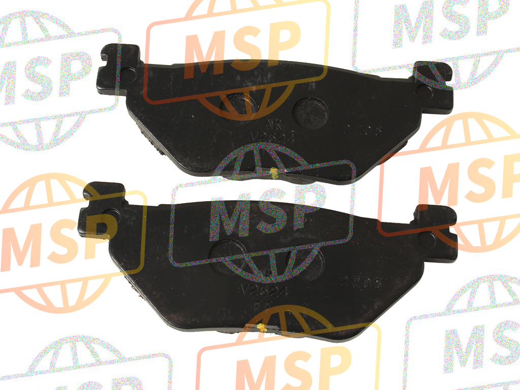 3D8258060000, Brake Pad Kit 2, Yamaha, 2