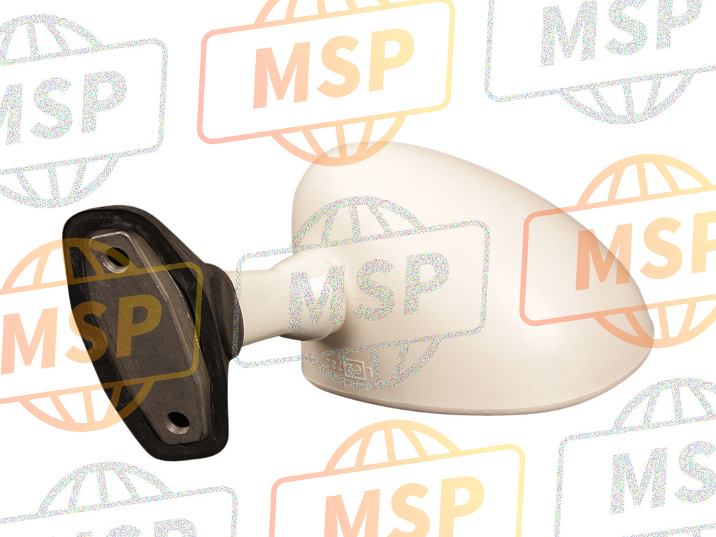 3HE262900100, Posteriore View Specchietto Completo (Destro), Yamaha, 3