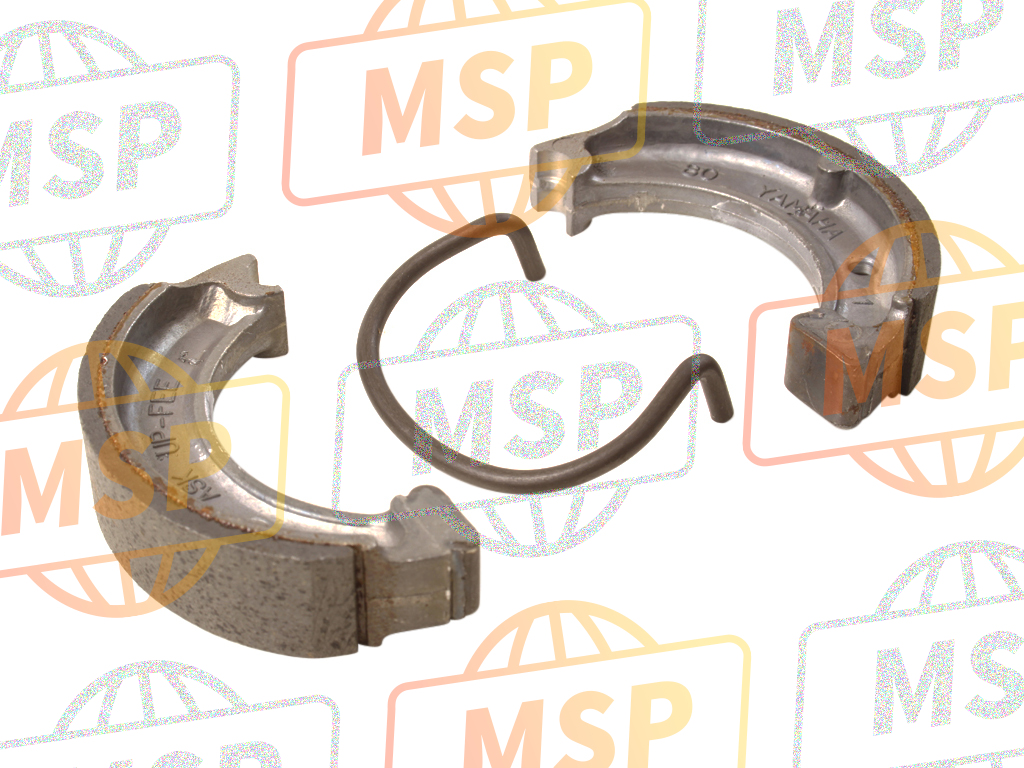 3PTW253A1000, Brake Shoe Kit, Yamaha, 1