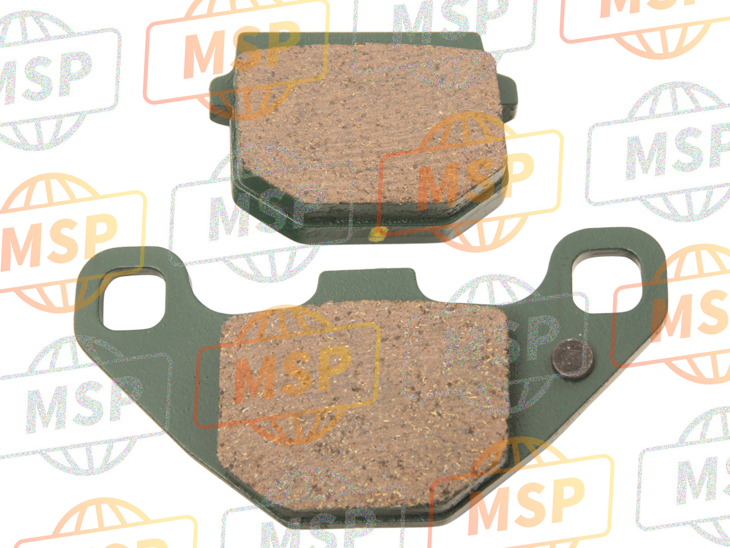 43DF59060000, Rear Pad Lining Comp. Set, Yamaha, 1