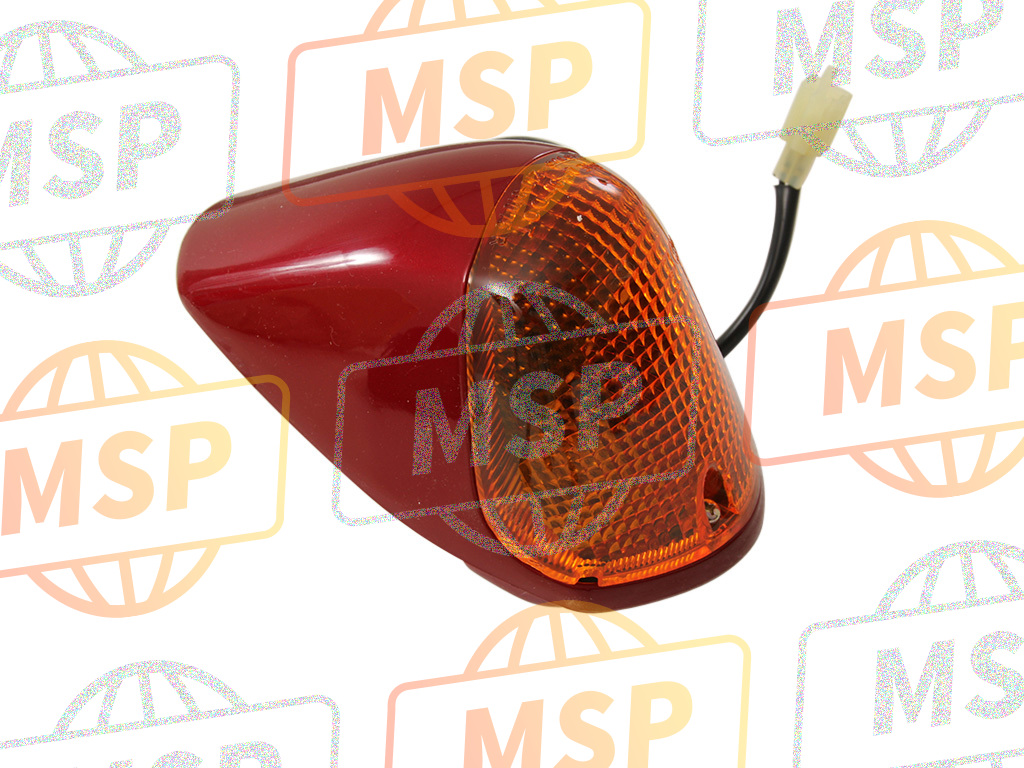 4BH8332000P1, Front Flasher Light Assy 2 Deep Red Cocktail 2, Yamaha, 3