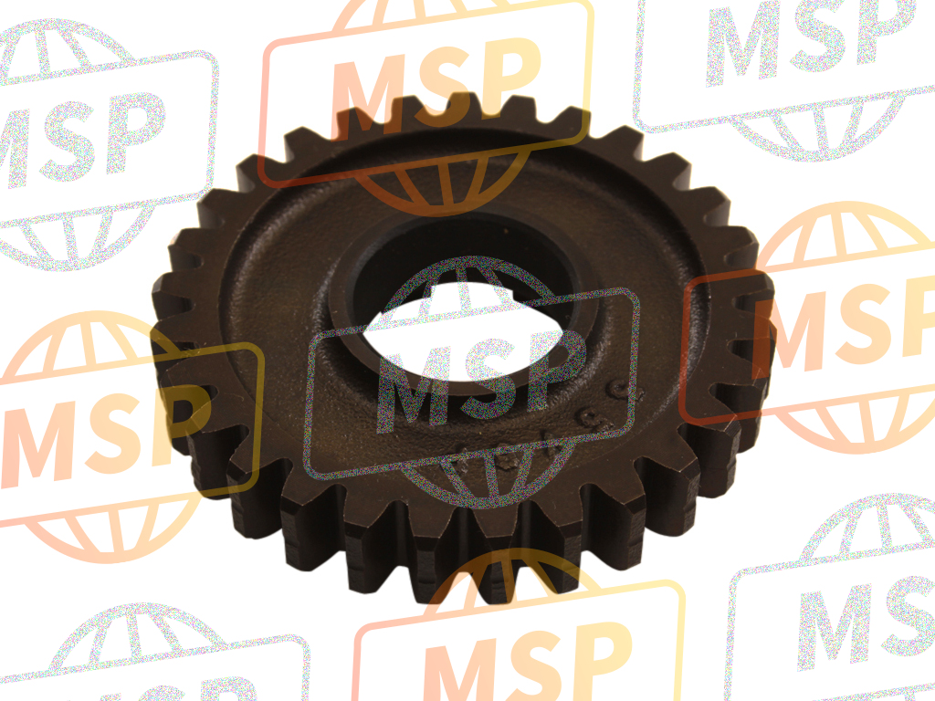 4GY171610100, Gear, 6E Kegelwiel, Yamaha, 2