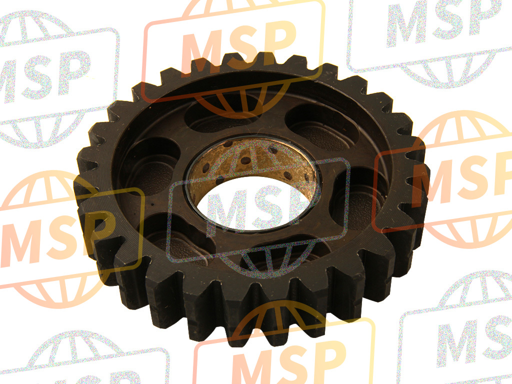 4JH172410000, Gear, 4E Wiel (28T), Yamaha, 1