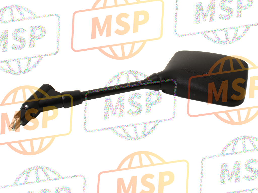 4KM262801200, Rear View Mirror Assembly (Left), Yamaha, 3