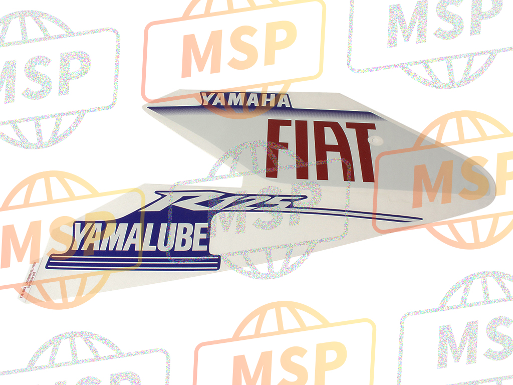 5D7F836CR000, Emblem Panel Rossi, Yamaha, 1