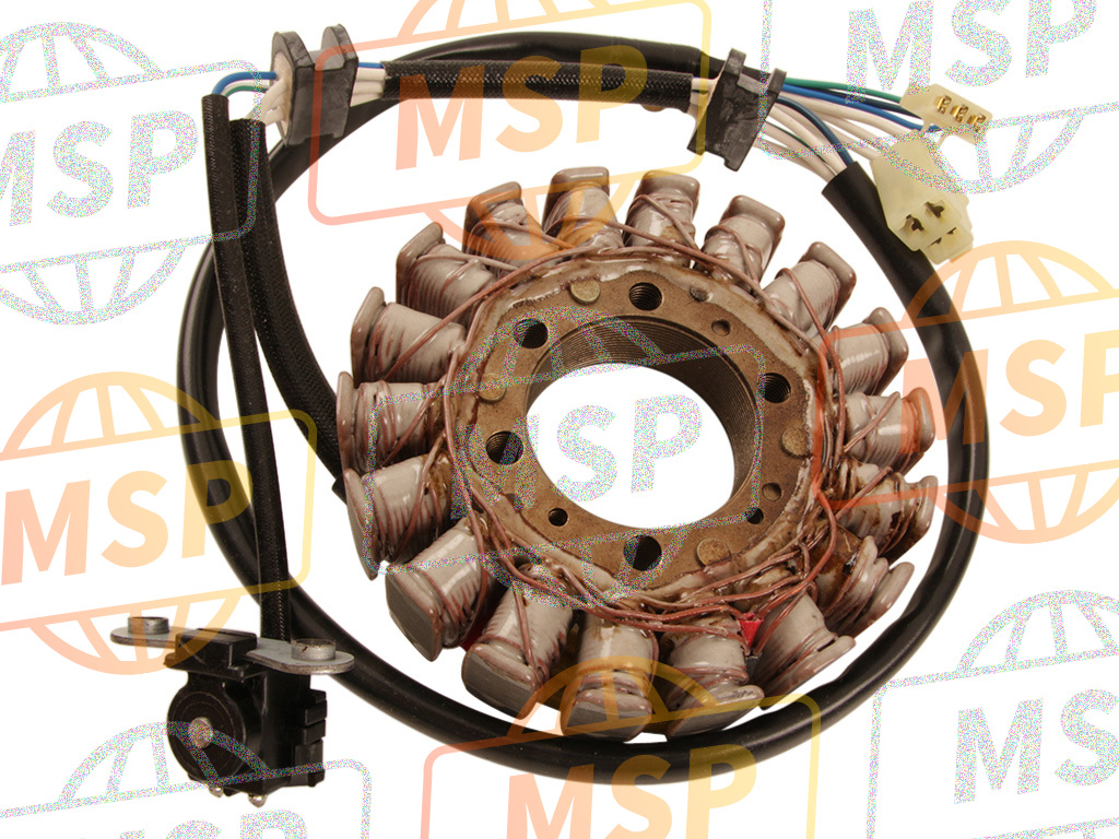 5JX814100000, Stator Kompl., Yamaha, 1