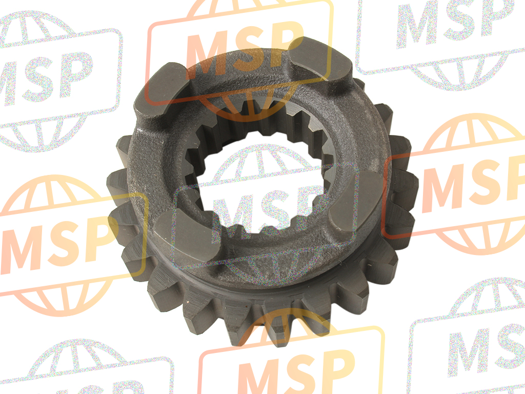 5LP172411000, Gear, 4TH Wheel (22T), Yamaha, 1