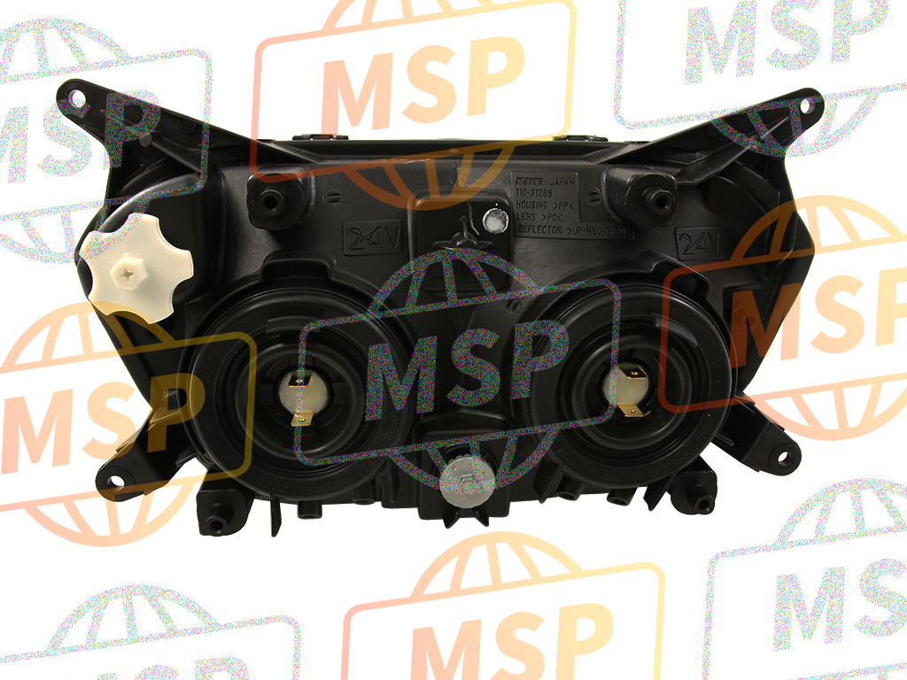 5PS843100000, Koplamp Eenheid Assy, Yamaha, 2